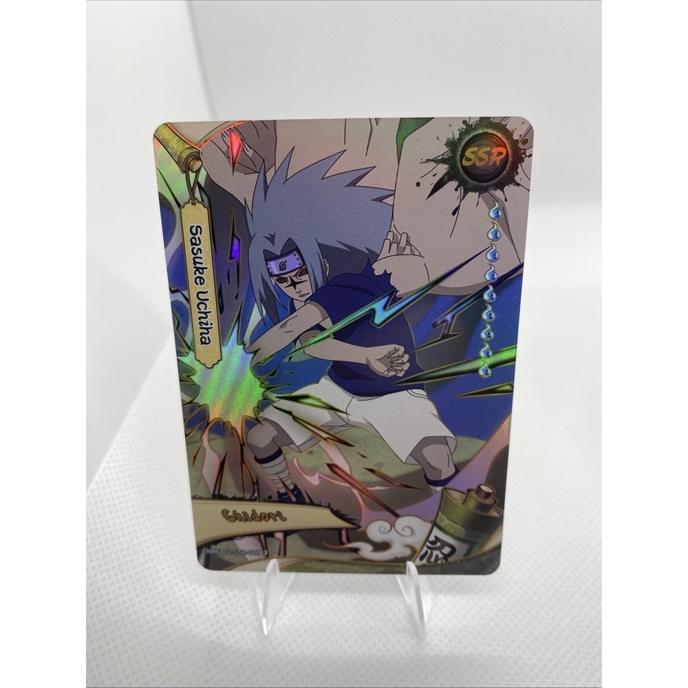 Naruto Kayou Premium Booster Sasuke Uchiha Chidori Rare Foil Holo SSR-021L3